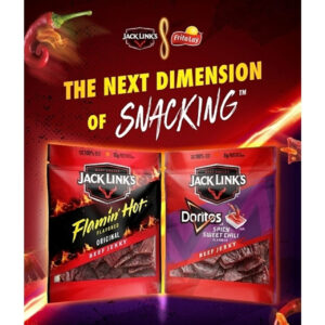 Jack Link s Flavored Meat Stick Doritos Spicy Sweet Chilli, 0.92 Ounce, 120 Per Case