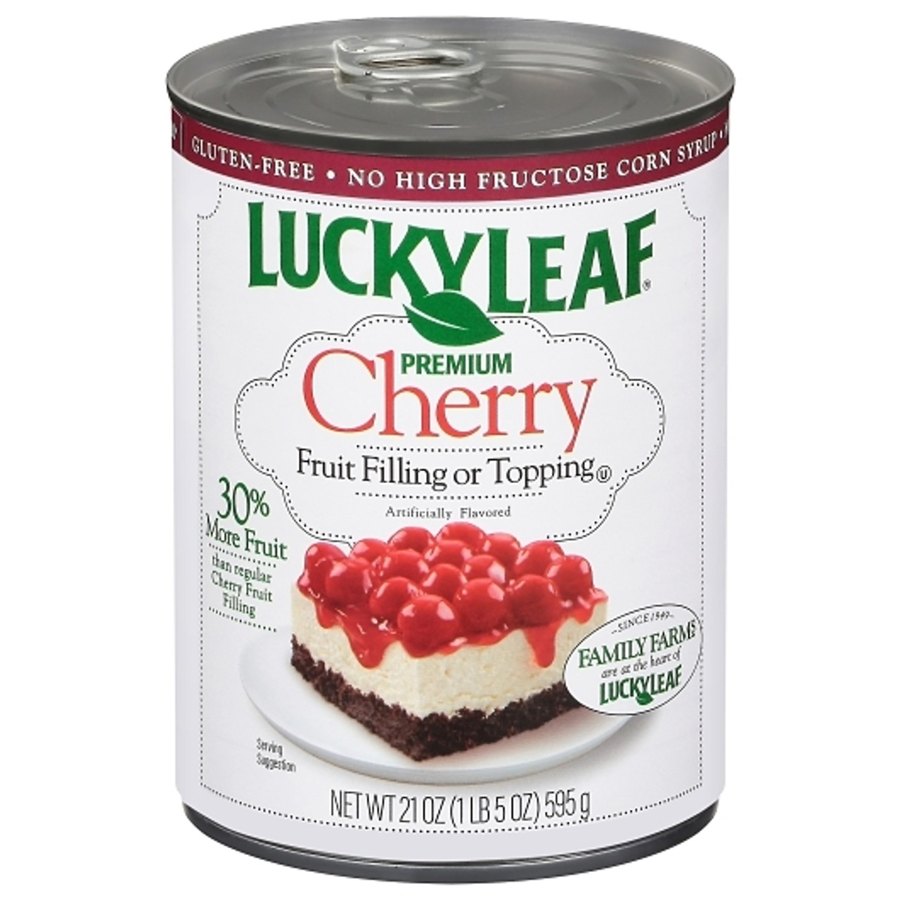 Lucky Leaf Premium Cherry Filling, 21 Ounces, 8 Per Case