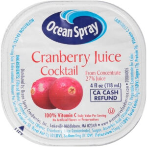 Ocean Spray Cranberry Juice Cocktail, 4 Fluid Ounce, 48 Per Case