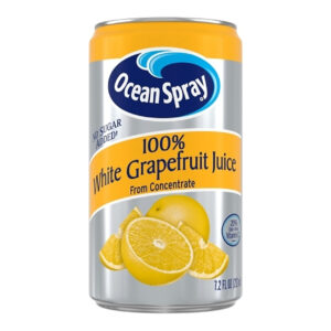 Ocean Spray 100% White Grapefruit Juice, 7.2 Fluid Ounce, 24 Per Case