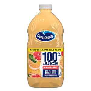 Ocean Spray 100% Grapefruit Juice, 60 Fluid Ounce, 8 Per Case