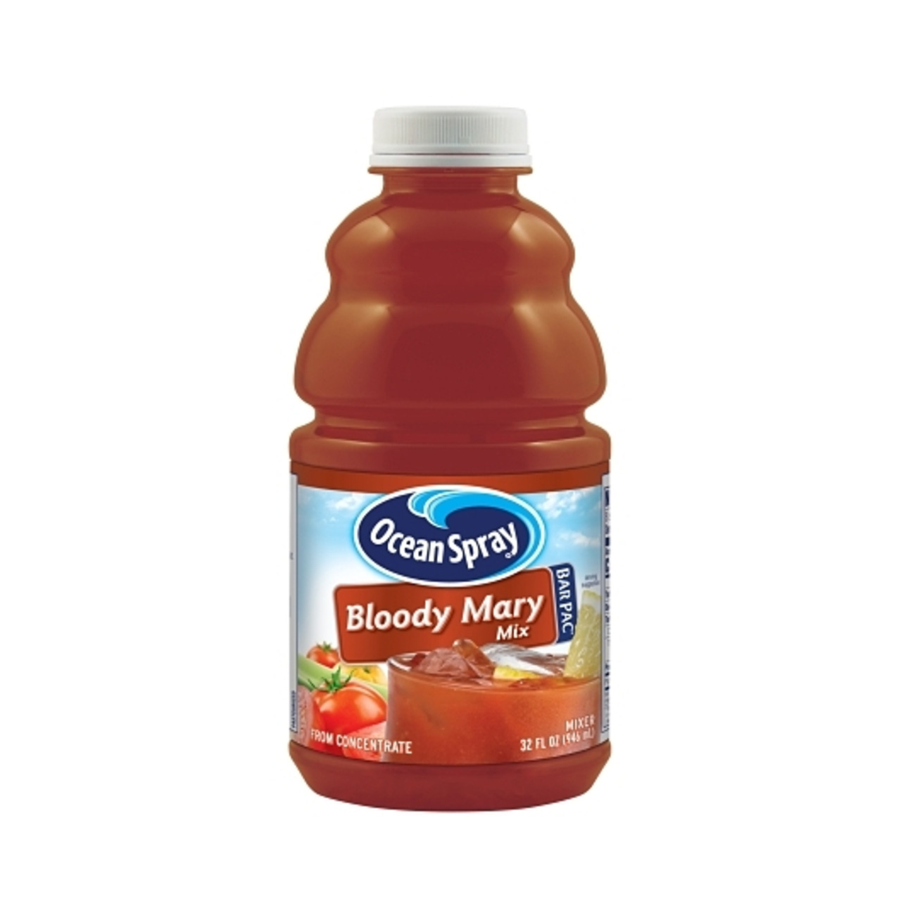 Ocean Spray Bloody Mary Cocktail Mixer, 32 Fluid Ounce, 12 Per Case