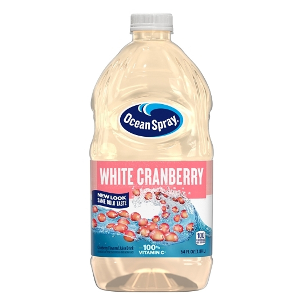 Ocean Spray White Cranberry Cocktail Juice, 64 Fluid Ounce, 8 Per Case