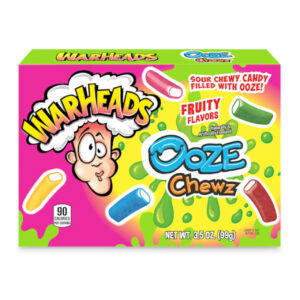 Warheads Ooze Chewz Theater Box, 3.5 Ounce, 12 Per Case