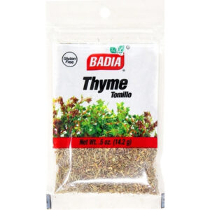 Badia Thyme Leaves, 5 Ounce, 576 per case