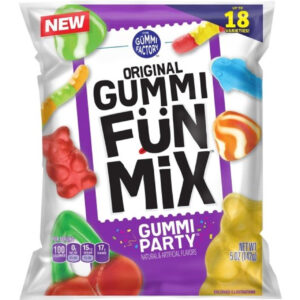 Promotion In Motion Fun Mix Party Gummy Candy, 5 Ounce, 12 Per Case