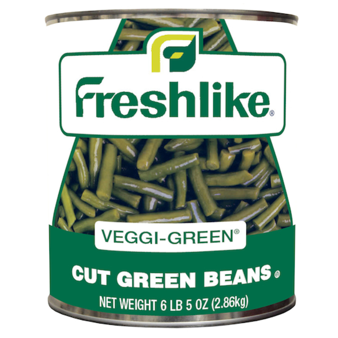 Freshlike Cut Green Beans, 101 Ounce, 6 Per Case