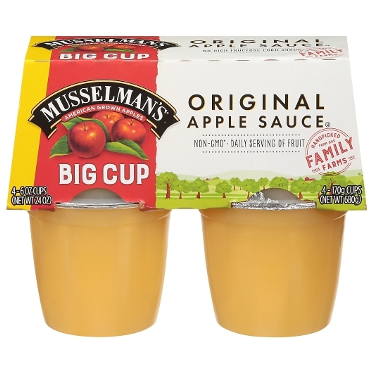 Musselmans Original Applesauce, 24 Ounce, 12 Per Case