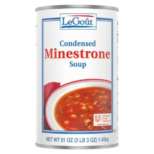 Legout International Minestrone Soup, 3 Pound, 12 Per Case