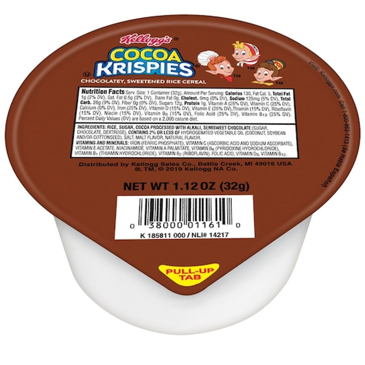 Kellogg Cocoa Krispies Cereal, 1.1 Ounce, 96 Per Case