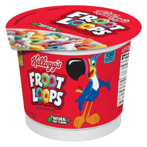 Kellogg s Froot Loops Cereal, 1.5 Ounce, 60 Per Case