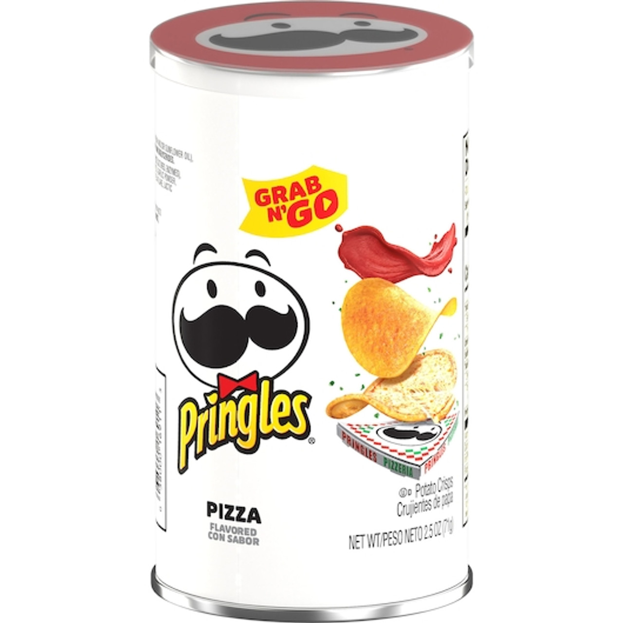 Pringles Pizza Potato Crisp, 2.5 Ounces, 12 Per Case