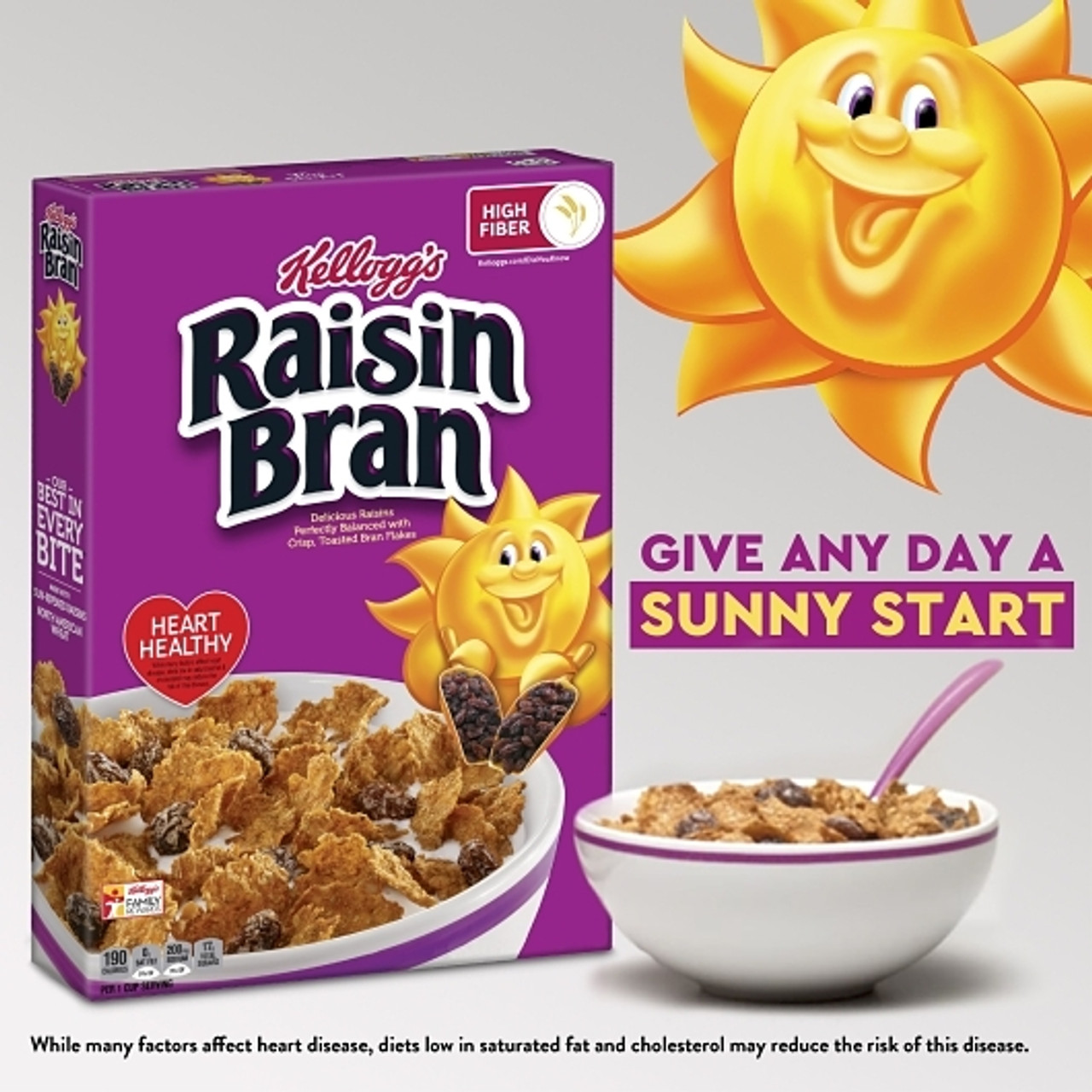 Kellogg s Raisin Bran Cereal, 24 Ounce, 16 Per Case