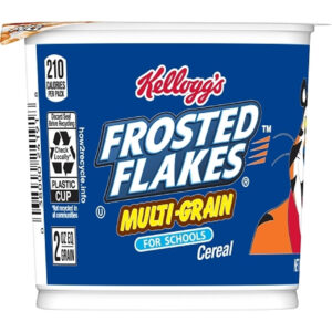 Kellogg s Frosted Flakes Multi Grain Cereal, 2.1 Ounce, 60 Per Case