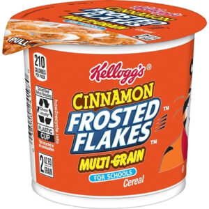 Kellogg s Frosted Flakes Multi Grain Cinnamon Cereal, 2.1 Ounce, 60 Per Case