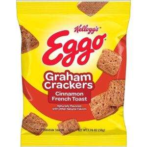 Kellogg s Eggo Graham Crackers Cinnamon French Toast, 1.76 Ounce, 100 Per Case