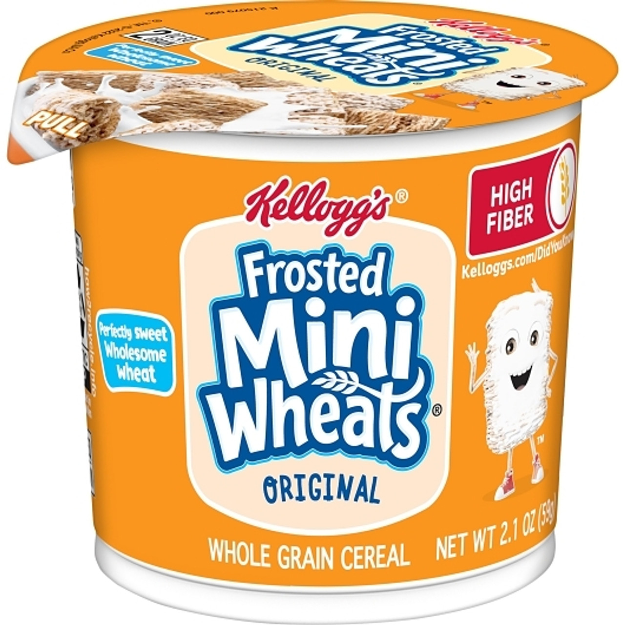 Kellogg s Mini-Wheats Frosted Cereal, 2.1 Ounce, 60 Per Case