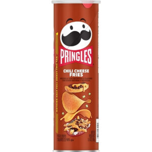 Pringles Chili Cheese Fries Crisps Chips, 5.5 Ounce, 14 Per Case