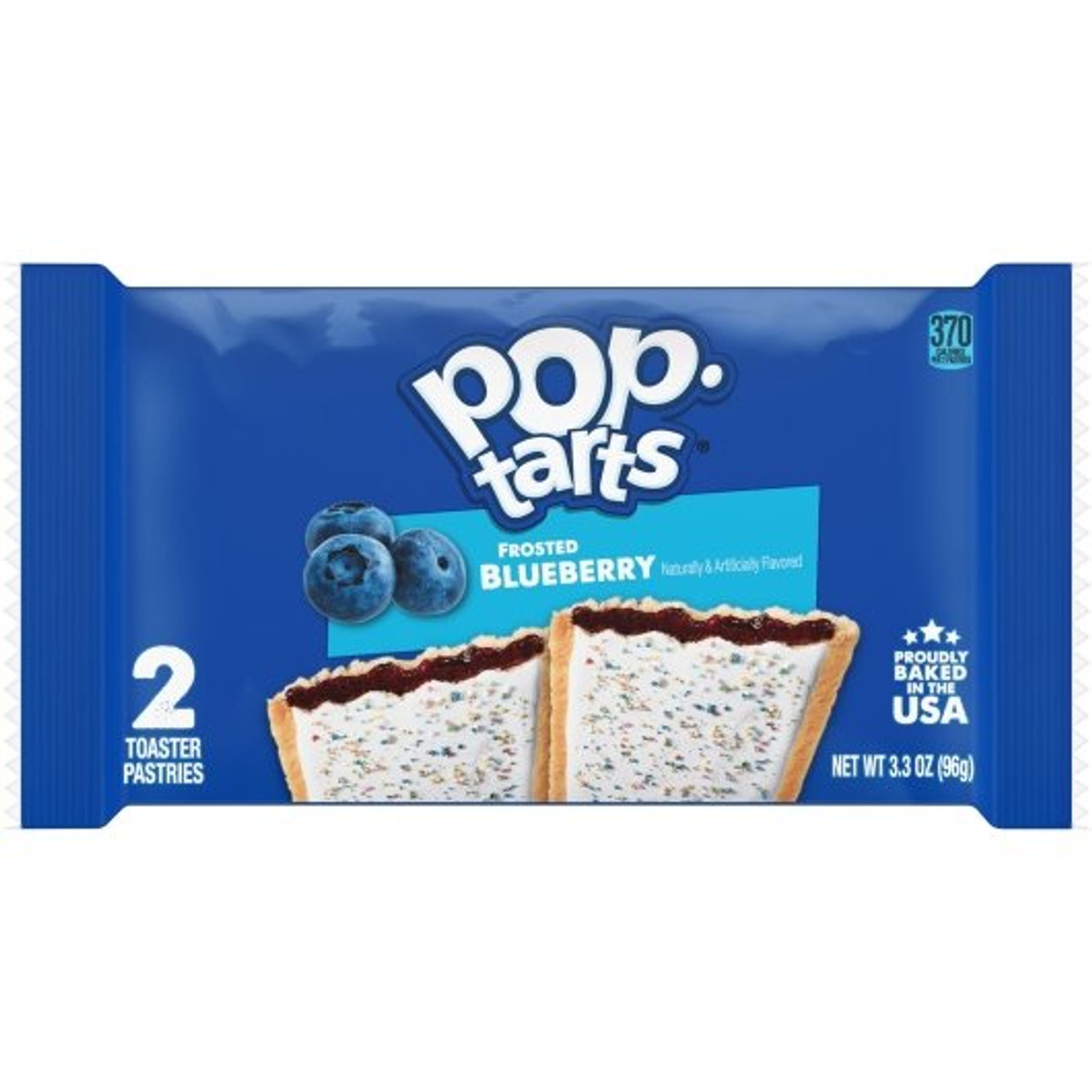 Kellogg s Pop-Tart Frosted Blueberry Two Count, 3.3 Ounces, 72 Per Case