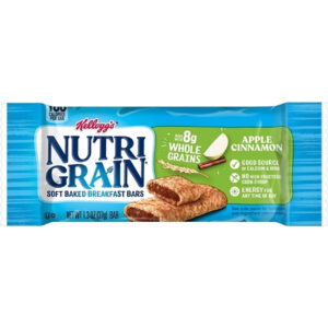 Kellogg  Nutri-Grain Apple Cinnamon Cereal Bar, 1.3 Ounces, 48 Per Case