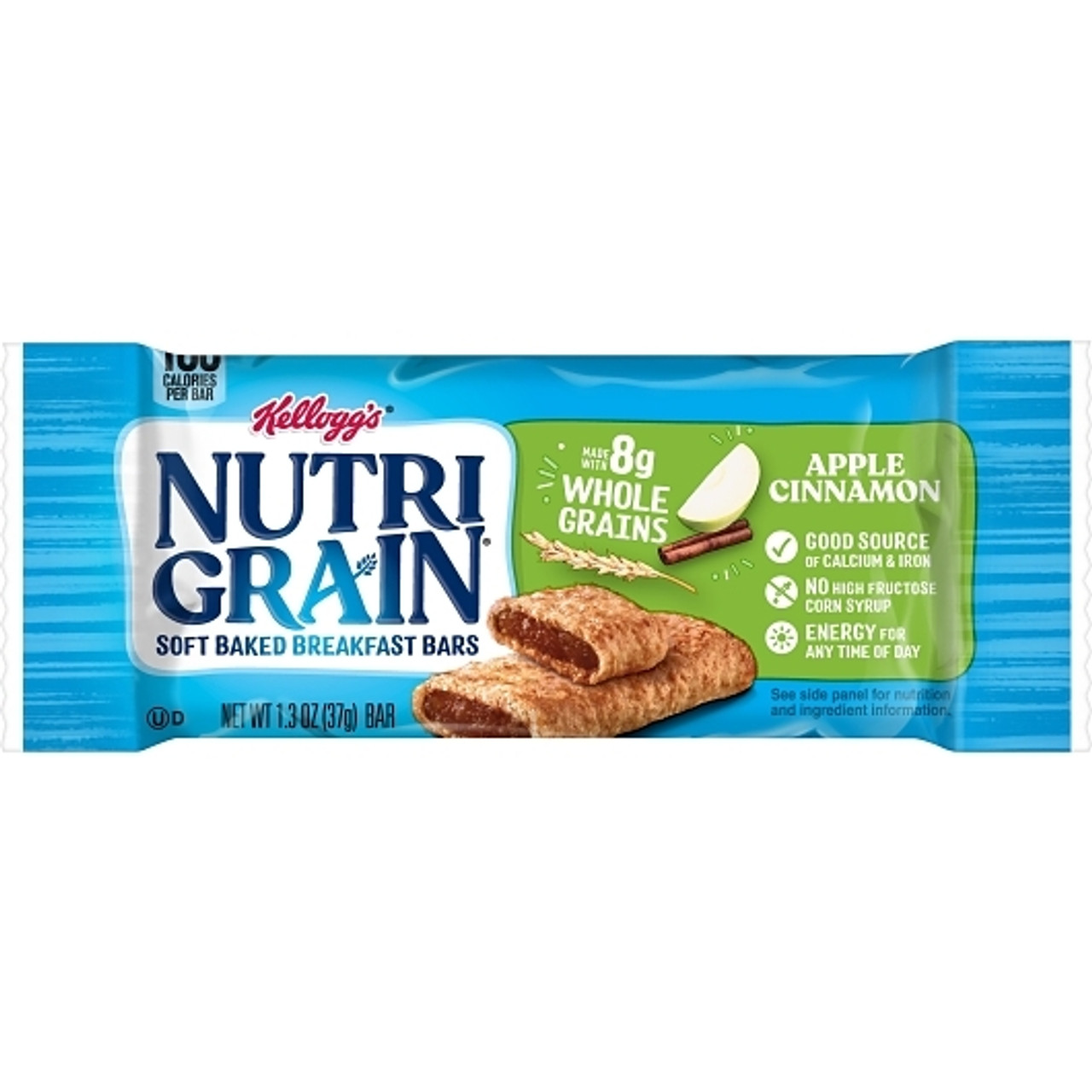 Kellogg Nutri-Grain Apple Cinnamon Cereal Bar, 1.3 Ounces, 48 Per Case