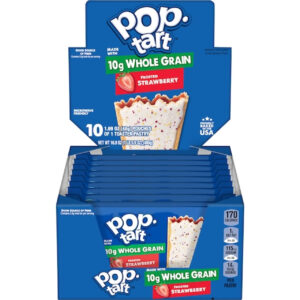 Kellogg s Whole Grain Frosted Strawberry Pastry, 1.69 Ounce, 10 Per Box, 12 Per Case