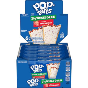 Kellogg s Pop Tarts Frosted Strawberry Toaster Pastry, 3.52 Ounce, 72 Per Case