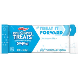Kellogg Original Square Rice Krispies Treats, 1.3 Ounces, 20 Per Box, 4 Per Case