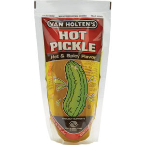 Van Holten s Large Hot Pickle Hot & Spicy, Packed In A Pouch - 12 Per Case