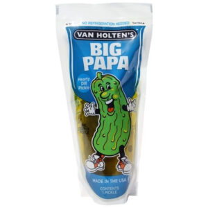 Van Holten s Big Papa Dill Pickle In A Pouch - 12 Per Case
