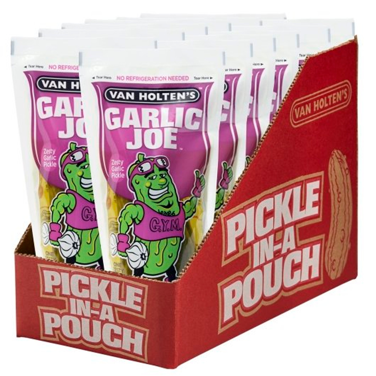 Van Holten s Garlic Joe Pickle, 1 Per Pouch - 12 Per Case