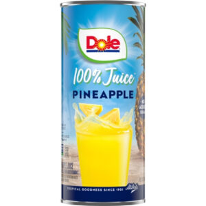 Dole 100% Pineapple Juice, 8 Fluid Ounce, 24 Per Case
