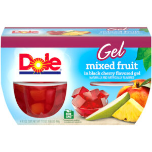 Dole Mixed Fruit In Black Cherry Gel, 17.2 Ounce, 6 Per Case