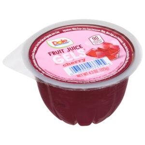 Dole Cherry Fruit Juice Gel, 4.302 Ounce, 36 Per Case