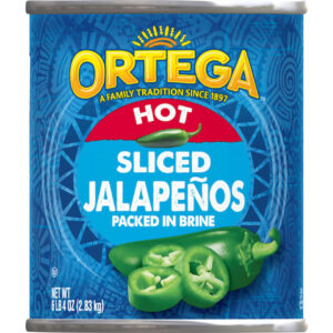 Ortega Sliced Jalapenos, 96 Ounce, 6 Per Case
