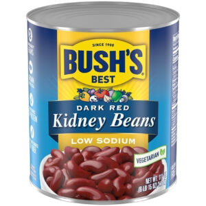 Bush s Best Low Sodium Dark Kidney Beans, 111 Ounces, 6 Per Case