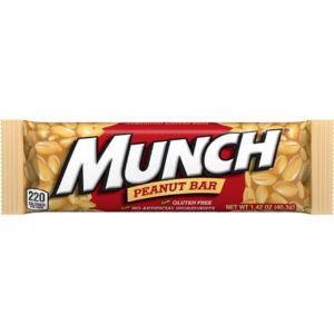 Munch Nut Bar Singles, 1.42 Ounce, 36 Per Box, 10 Per Case