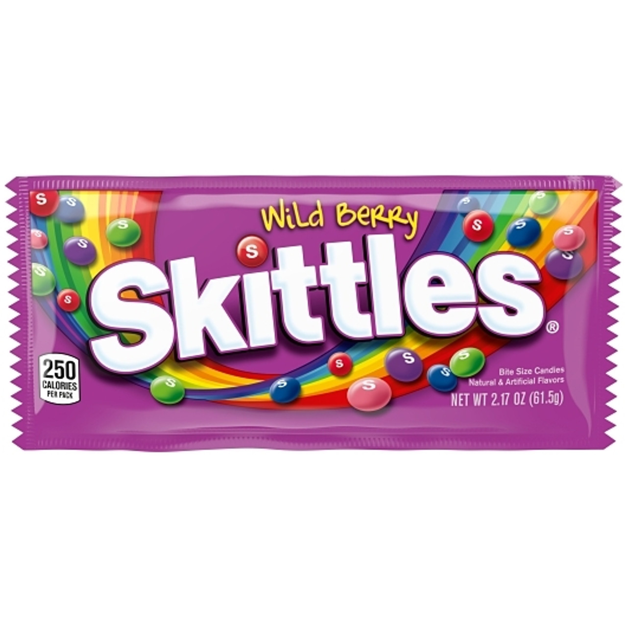 Skittles Bite Size Wild Berry Candy, 2.17 Ounce, 36 Per Box, 10 Per Case