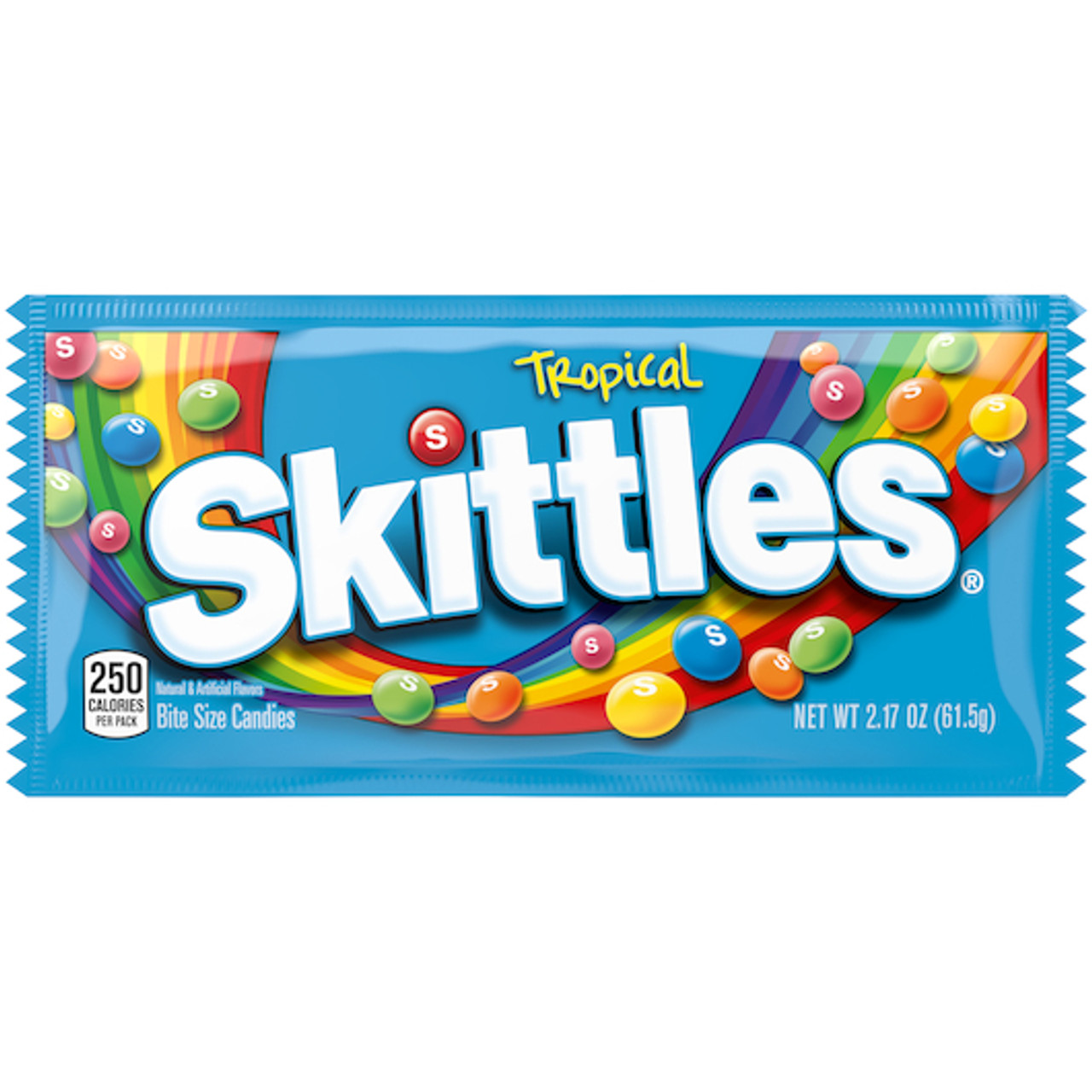 Skittles Tropical Chewy Candy, 2.17 Ounce, 360 Per Case