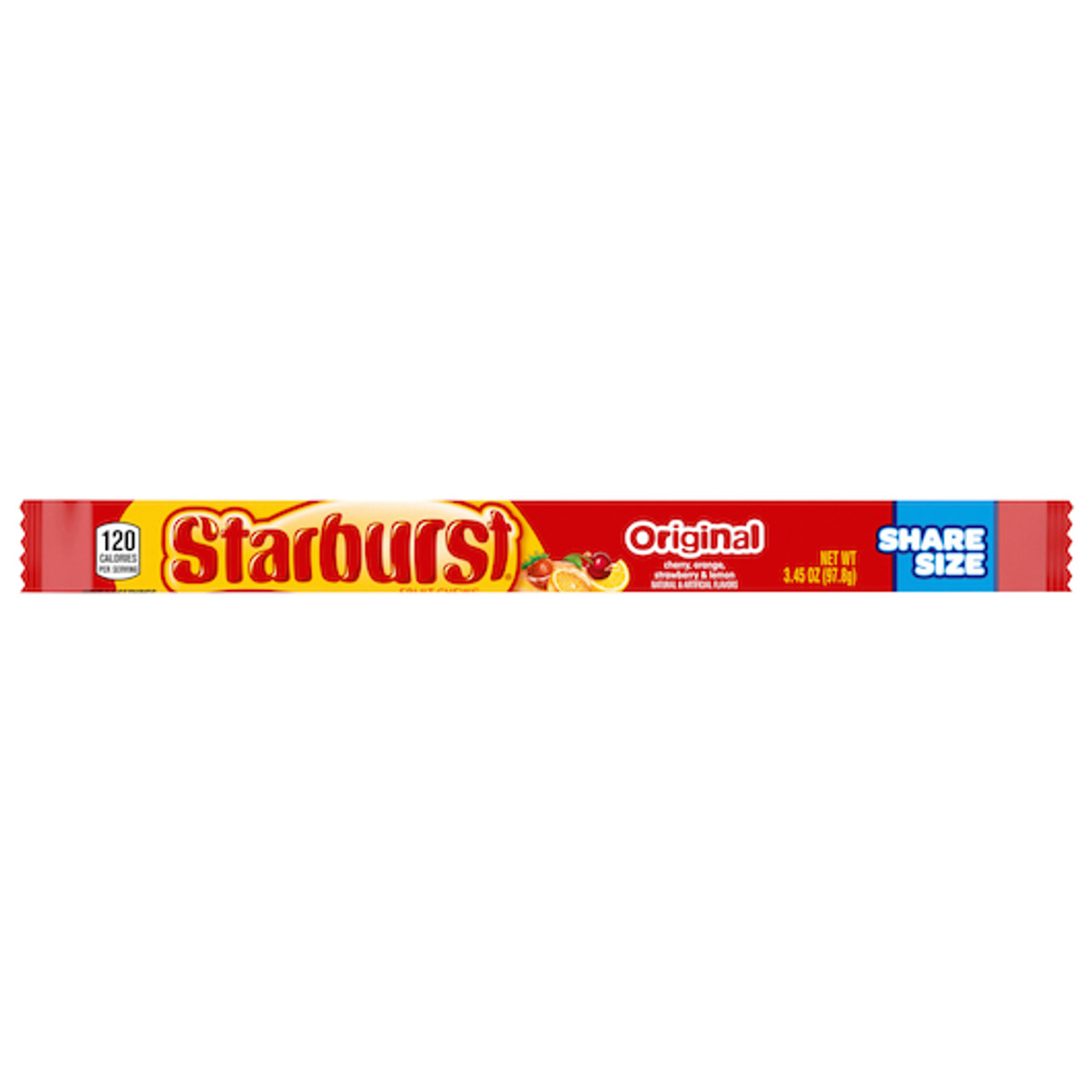 Starburst Original Tear/Share Stick, 3.45 Ounces, 24 Per Pack, 6 Per Case
