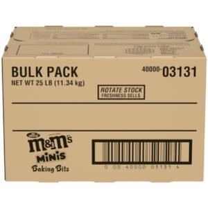 M&M s Chocolate MINIS Size Baking Bits, 25 Pounds
