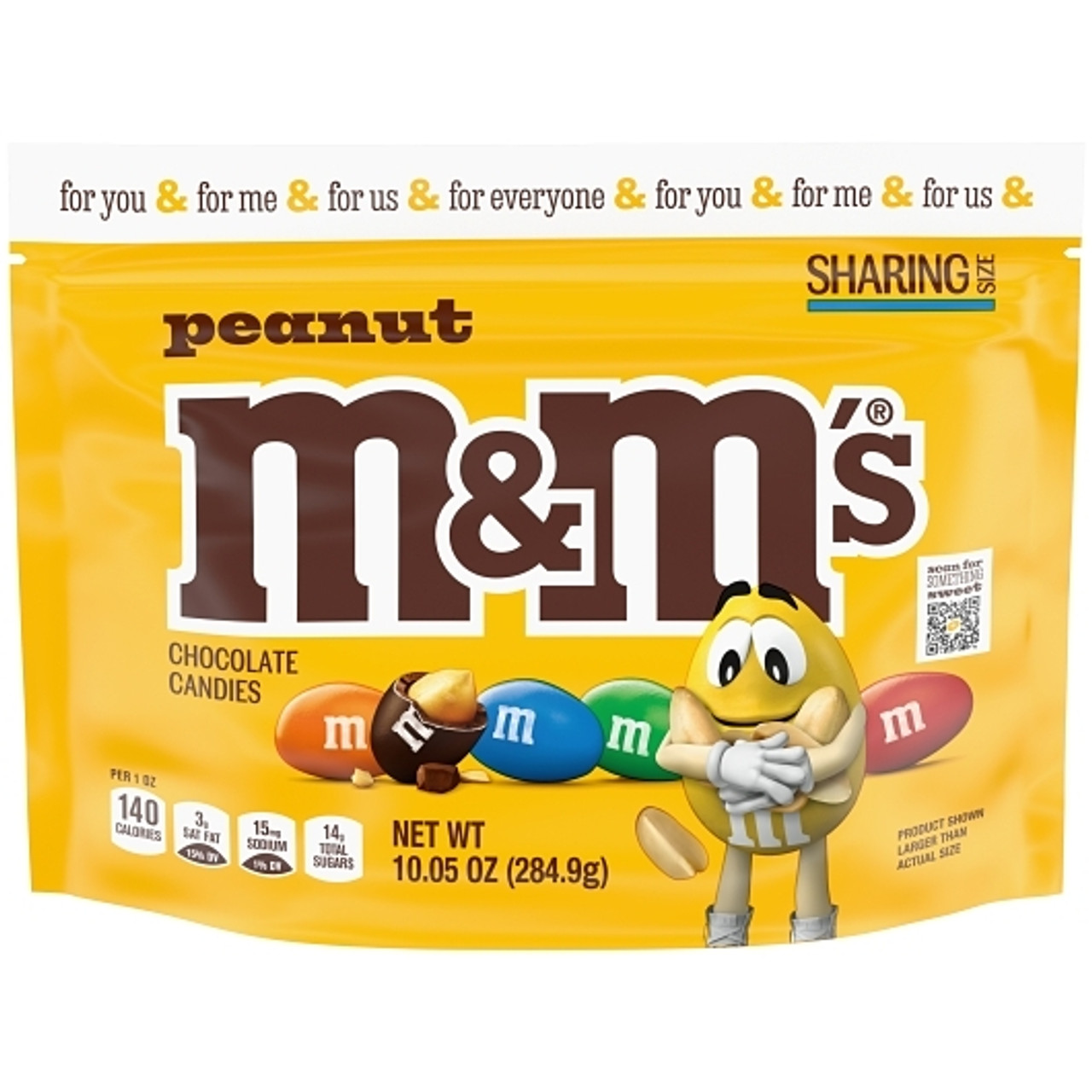 M&M Peanut Stand Up Pouch, 10.05 Ounce, 12 Per Case