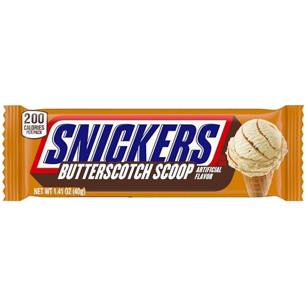 Snickers Butterscotch Singles, 1.41 Ounce, 24 Per Pack, 12 Per Case
