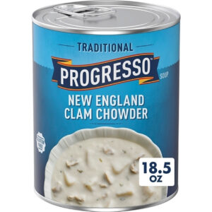 Progresso New England Clam Chowder Soup, 18.5 Ounce, 12 Per Case