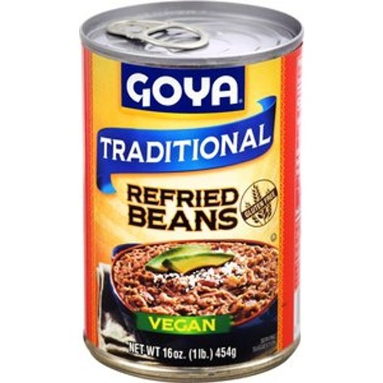 Goya Traditional Refried Beans, 16 Ounce, 12 Per Case