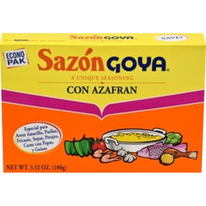 Goya Sazon Cpm Azafran Seasoning Econo Pak, 3.52 Ounce, 18 Per Case
