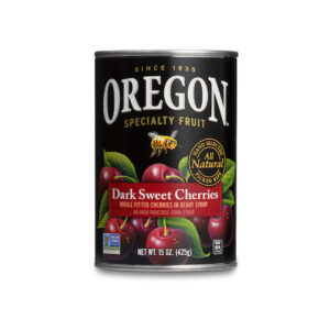Oregon Fruit Pitted Dark Sweet Cherries in Syrup, 15 Ounce, 8 Per Case