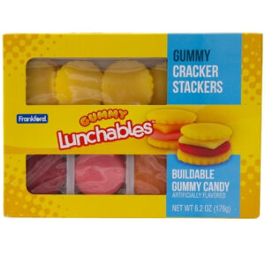 Frankford Kraft Lunchables Cracker Stacker Gummy Candy Box, 6.2 Ounce, 10 Per Box, 2 Per Case