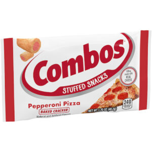 Combos Pepperoni Pizza Cracker Combo Singles, 1.7 Ounces, 18 Per Pack, 12 Per Case