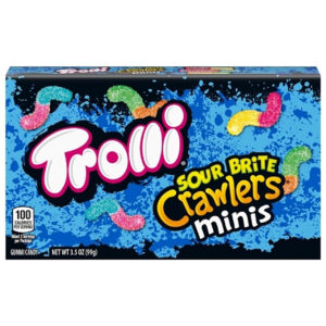 Trolli Sour Brite Crawlers Theater Box, 3.5 Ounce, 12 Per Case